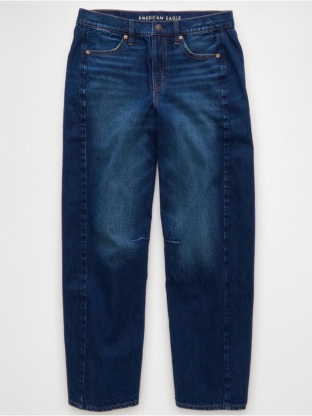 American Eagle Outfitters Dark Blue Strigid Barrel Jeans size 2